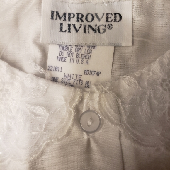 Vintage One Size Mock Front Dickie Lace Button Up - Picture 3 of 4